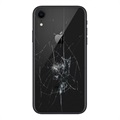 iPhone XR Bagcover Reparation - kun glasset - Sort