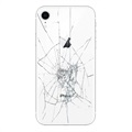 iPhone XR Bagcover Reparation - kun glasset - Hvid