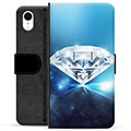 iPhone XR Premium Flip Cover med Pung - Diamant