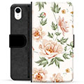 iPhone XR Premium Flip Cover med Pung - Floral