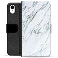 iPhone XR Premium Flip Cover med Pung - Marmor