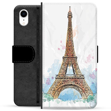 iPhone XR Premium Flip Cover med Pung - Paris