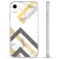 iPhone XR Hybrid Cover - Abstrakt Marmor