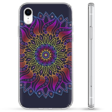iPhone XR Hybrid Cover - Farverig Mandala