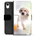 iPhone XR Premium Flip Cover med Pung - Hund