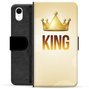 iPhone XR Premium Flip Cover med Pung - Konge