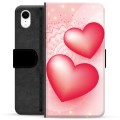 iPhone XR Premium Flip Cover med Pung - Kærlighed