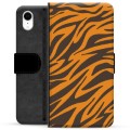 iPhone XR Premium Flip Cover med Pung - Tiger
