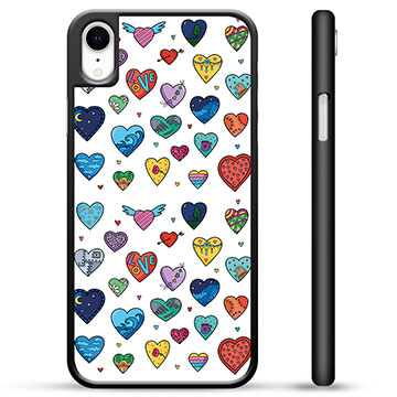 iPhone XR Beskyttende Cover - Hjerter