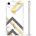 iPhone XR TPU Cover - Abstrakt Marmor
