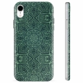 iPhone XR TPU Cover - Grøn Mandala