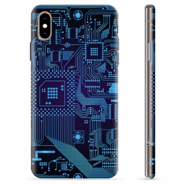 iPhone XS Max TPU Cover - Kredsløbsplade
