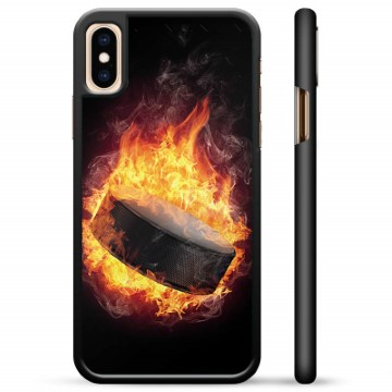 iPhone X / iPhone XS Beskyttende Cover - Ishockey
