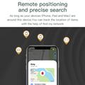 itag03 Bluetooth Finder Anti-Loss Locator til Apple Device Bærbar Mini Tracker med rem - Sort