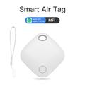 itag03 Bluetooth Finder Anti-Loss Locator til Apple-enhed Bærbar mini-tracker med rem - hvid