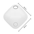 itag03 Bluetooth Finder Anti-Loss Locator til Apple-enhed Bærbar mini-tracker med rem - hvid