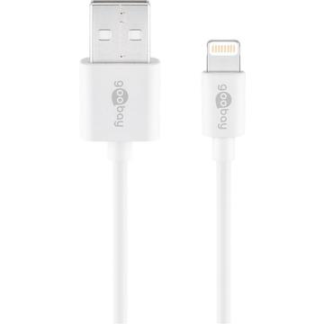 Goobay USB-A / Lightning Data og Opladningskabel - 1m