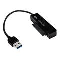 LogiLink AU0012A USB 3.0 til 2.5" SATA Adapter - Sort