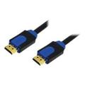 LogiLink CHB1103 HDMI-A til HDMI-A Kabel - 3m - Blå / Sort