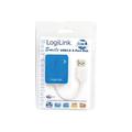 LogiLink Smile USB 2.0 4-Port Hub - Blå