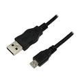 LogiLink USB 2.0-kabel - USB-A han -> Micro-B han - 5m - Sort