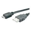 MediaRange USB 2.0 til Micro USB 2.0 Kabel - 1.2m - Sort