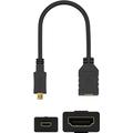 Goobay HDMI 1.4 / Micro HDMI Adapter Kabel - Sort