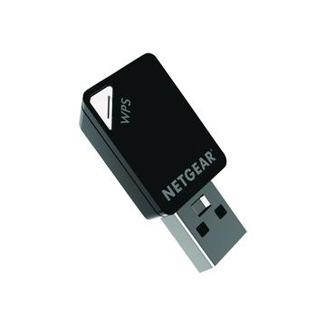 Netgear A6100 AC600 Dual Band WiFi USB Mini Adapter - Sort