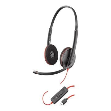 Poly Plantronics Blackwire C3220 Kabling Headset - Sort