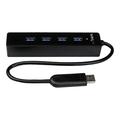 StarTech.com 4-ports SuperSpeed USB 3.0 Hub med Indbygget Kabel - 5 Gbps