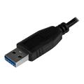 StarTech.com Bærbar 4-Port SuperSpeed Mini USB 3.0 Hub - 5 Gbps - Sort