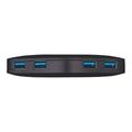 TP-Link UH400 USB 3.0 4-Port Bærbar Hub - Sort