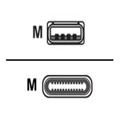 Unitek USB 3.1 USB Type-C Kabel 1m - Sølv
