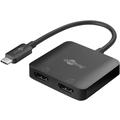 Goobay USB-C til Dobbelt HDMI - Sort