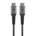 Goobay USB-C / USB-C Kabel - 0.5m - Space Grå / Sølv