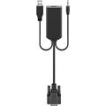 Goobay VGA med AUX / HDMI Adapter - Sort