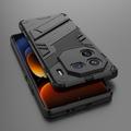 vivo iQOO 12 Pro Armor Series Hybrid Cover med Stativ - Sort