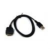 Kompatibelt USB / 30-pin Kabel - iPhone 4 / 4S, iPad 3, iPod Touch - Sort