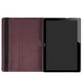 Roterende Huawei MediaPad T3 10 Folio Cover - Brun