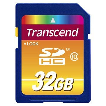 Transcend SDHC Hukommelseskort 32GB Class 10 TS32GSDHC10