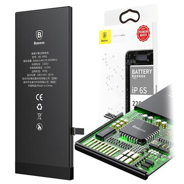 Baseus BS-IP6S Høj Kapacitet iPhone 6S Batteri - 2200mAh