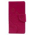 Butterfly Sony Xperia XZ, Xperia XZs Pung - Hot Pink