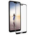 5D Full Size Huawei P20 Lite Hærdet glas skærmbeskyttelse - 9H - Sort