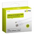 Goobay Charge&Sync Lightning Kabel - 3m - Hvid