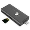 Ksix iMemory Extension Lightning / USB microSD Kortlæser - iPhone, iPod, iPad