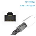 Lightning til RJ45 Ethernet LAN Wired Netværks Adapter - Hvid