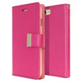 iPhone 7/8/SE (2020) Mercury Goospery Rich Diary Pung - Hot Pink