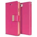iPhone 7/8/SE (2020)/SE (2022) Mercury Goospery Rich Diary Pung - Hot Pink