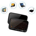 Mini Trådløst Tastatur & Touchpad H18+ - 2.4GHz - Sort