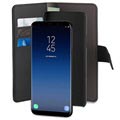 Puro 2-i-1 Samsung Galaxy S9+ Magnetisk Pung - Sort